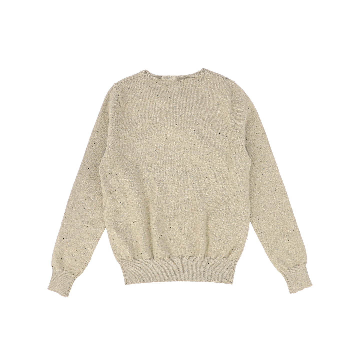 VALENTINA BEIGE FRINGE HORSE EMBROIDERED SWEATER