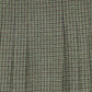 VALENTINA GREEN HOUNDSTOOTH PLEAT SKIRT