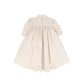 FRANCESCA GUILIANO PINK TAFFETA LACE V DESIGN DRESS