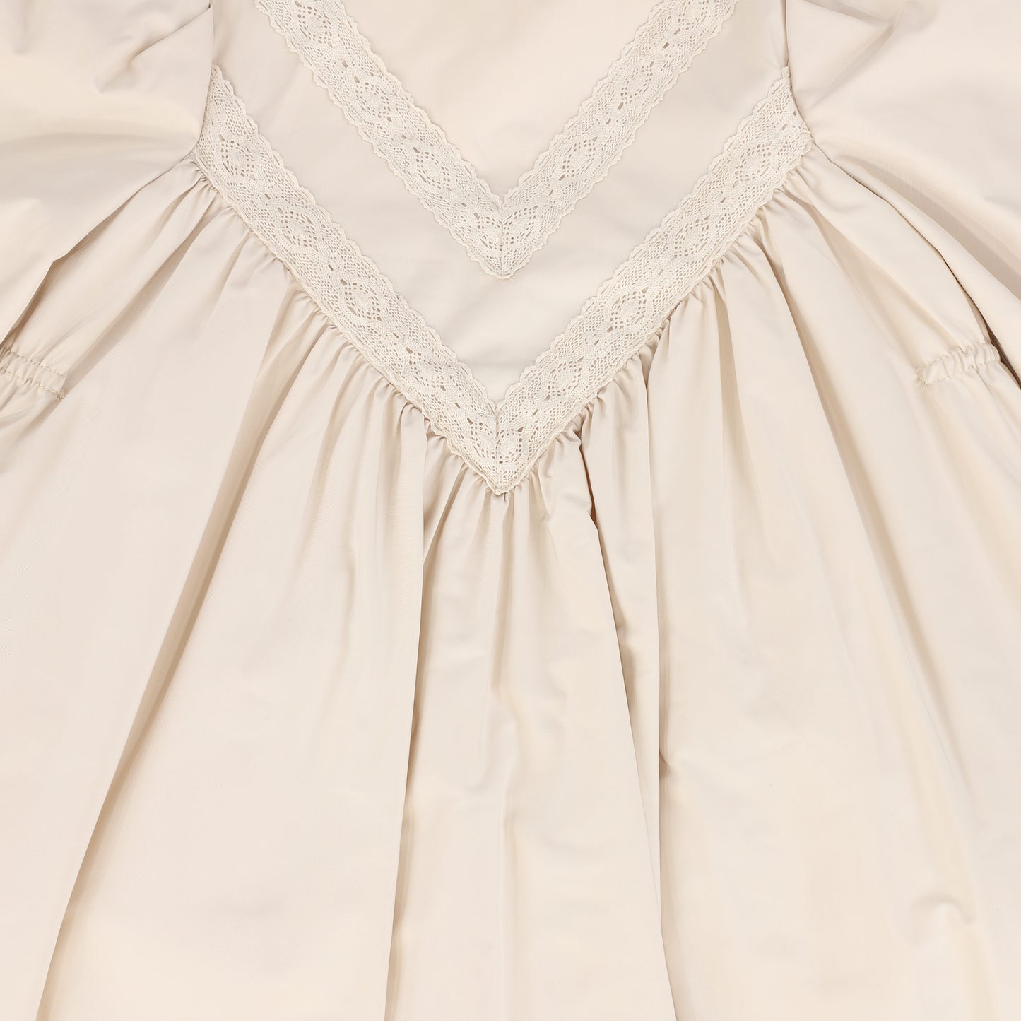FRANCESCA GUILIANO PINK TAFFETA LACE V DESIGN DRESS