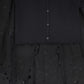 VALENTINA BLACK KNIT EYELET JUMPER SET