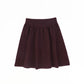 BAMBOO BURGUNDY FLARE KNIT SKIRT