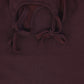 BAMBOO BURGUNDY SHOULDER BOW KNIT ROMPER
