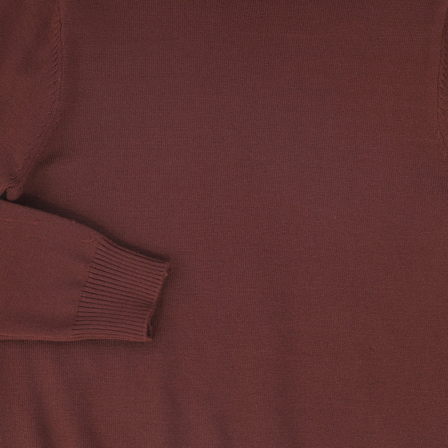 BACE COLLECTION BURGUNDY SOLID KNIT TURTLENECK