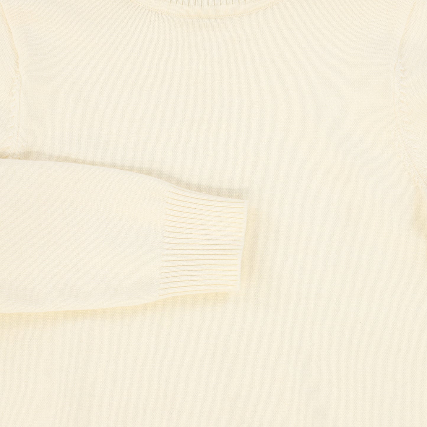 BACE COLLECTION CREAM SOLID KNIT TURTLENECK