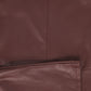 VALENTINA BURGUNDY LEATHER SEAM WAISTED SKIRT