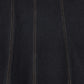 VALENTINA BLACK DENIM CONTRAST SEAM SKIRT