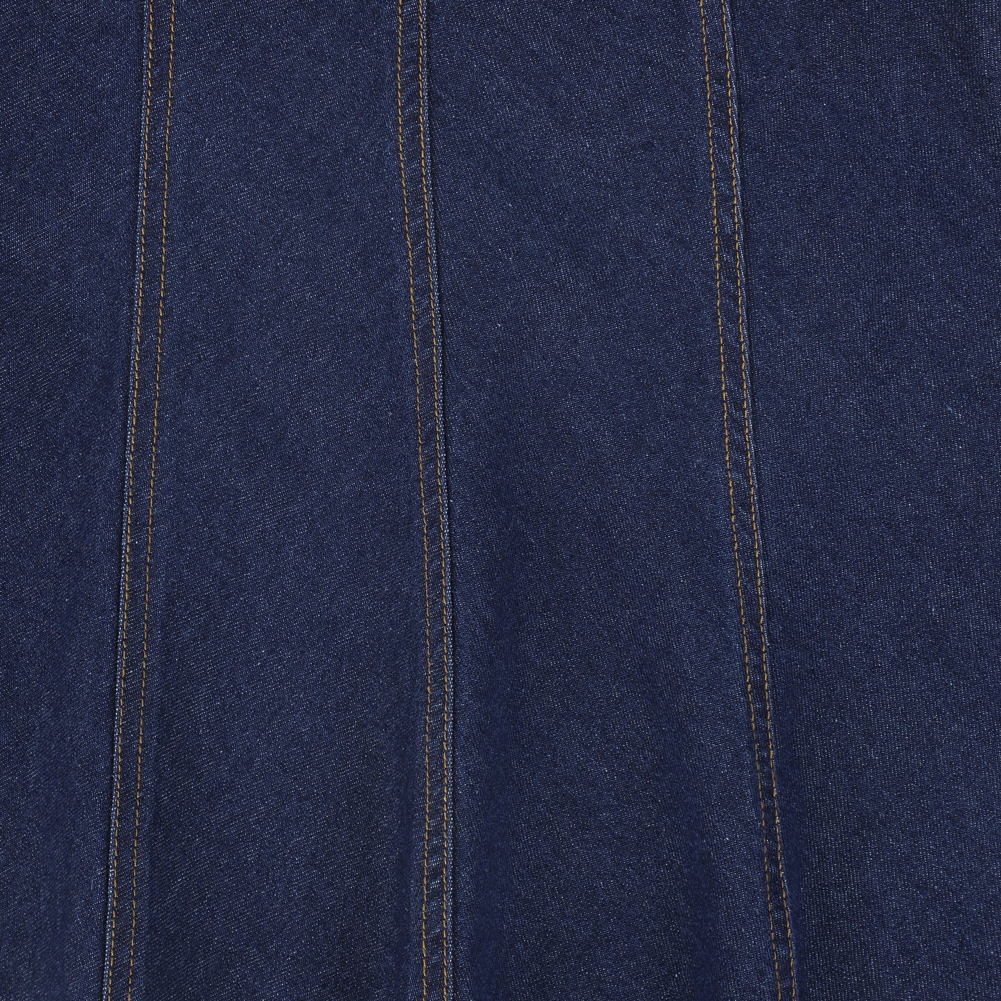 VALENTINA BLUE DENIM CONTRAST SEAM SKIRT