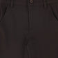 LE BOURDON BROWN SOLID FITTED PANTS