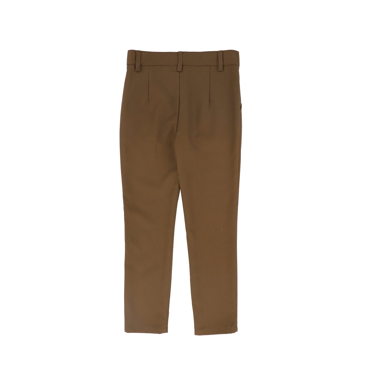 LE BOURDON CAMEL SOLID FITTED PANTS