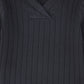 BAMBOO GREY WIDE RIBBED KNIT SWEATER