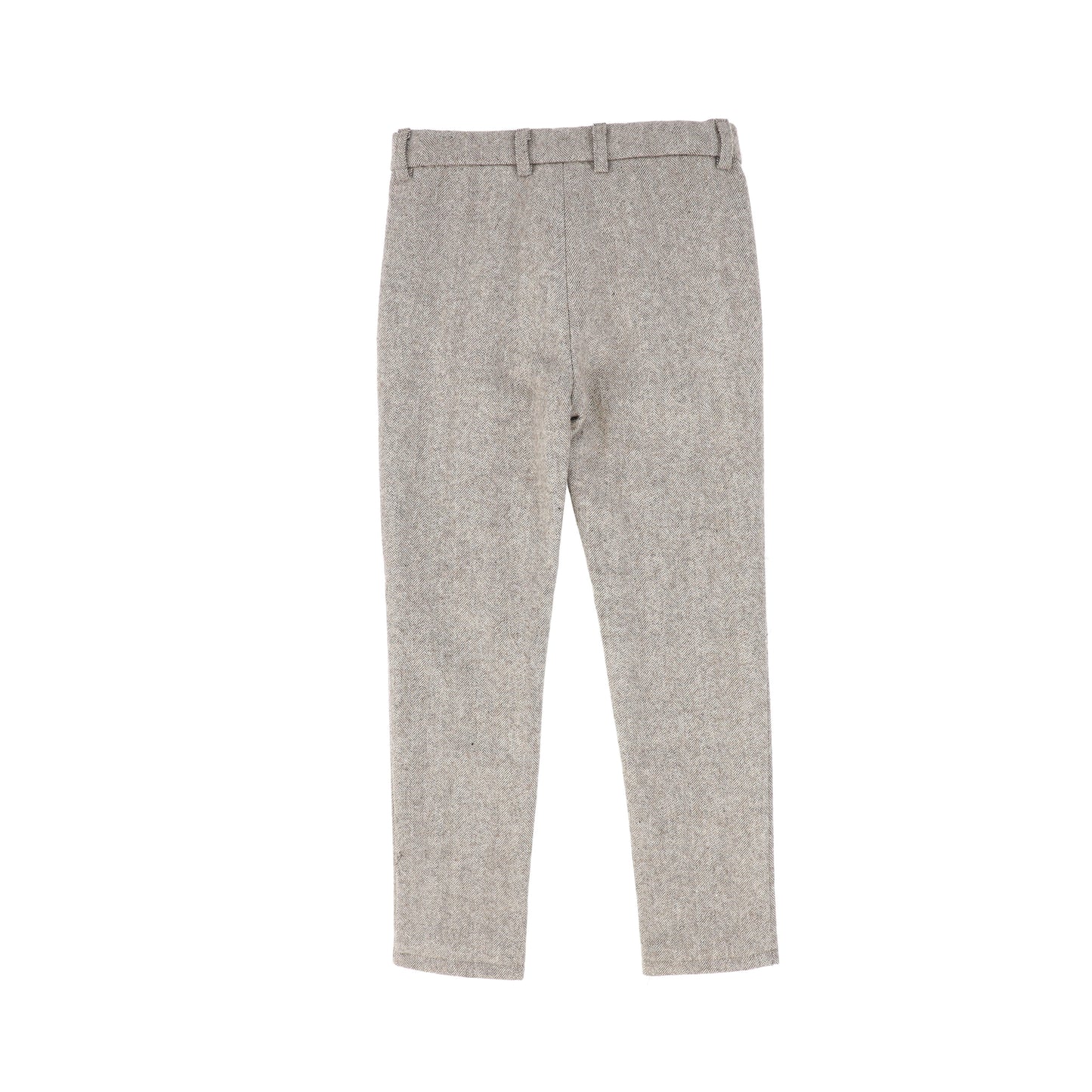 LE BOURDON BROWN HERRINGBONE POCKET PANTS