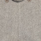 LE BOURDON BROWN HERRINGBONE SUSPENDER SHORTS