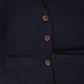 LE BOURDON NAVY QUILTED KNIT VEST SET