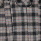 VALENTINA BLACK/IVORY WOOL PLAID BUTTON JUMPER