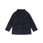 BAMBOO NAVY WOOL RAGLAN COAT