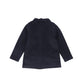 BAMBOO NAVY WOOL RAGLAN COAT