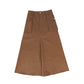 VALENTINA BROWN UTILITY POCKET MAXI SKIRT