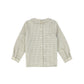 BAMBOO GREEN CHECKED COLLAR BLOUSE