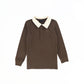 BAMBOO BROWN CORDUROY COLLAR POLO