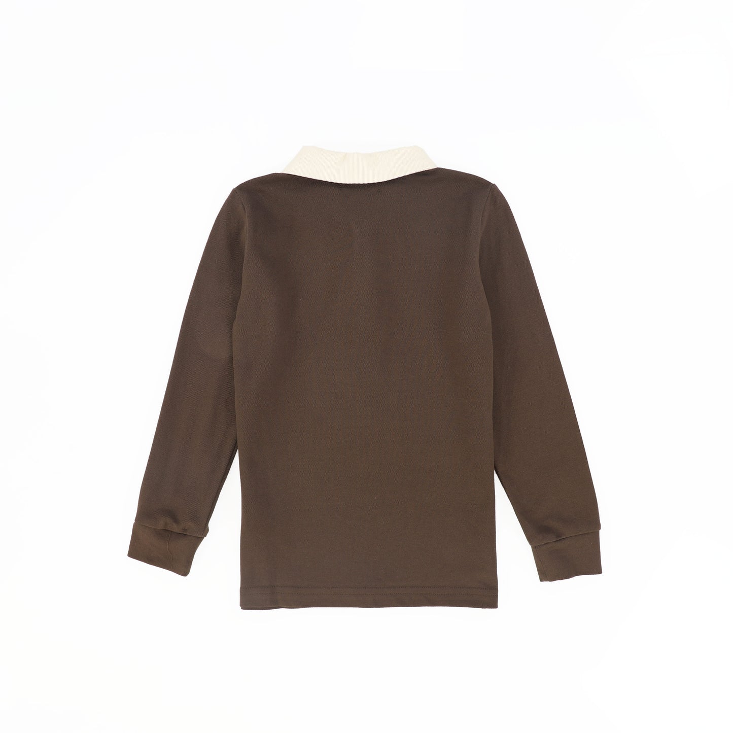 BAMBOO BROWN CORDUROY COLLAR POLO