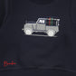BAMBOO NAVY TRUCK EMBROIDERED SWEATSHIRT SET