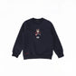BAMBOO NAVY DOLL EMBROIDERED SWEATSHIRT