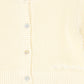 BACE COLLECTION CREAM TEXTURED BUTTON DOWN CARDIGAN