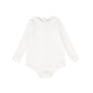 BAMBOO WHITE RUFFLE COLLAR ONESIE