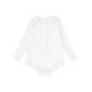 BAMBOO WHITE RUFFLE COLLAR ONESIE