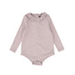 BAMBOO LILAC RUFFLE COLLAR ONESIE