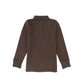 BACE COLLECTION BROWN EMBROIDERED LOGO POLO