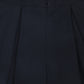 BAMBOO NAVY PLEAT WOOL SKIRT