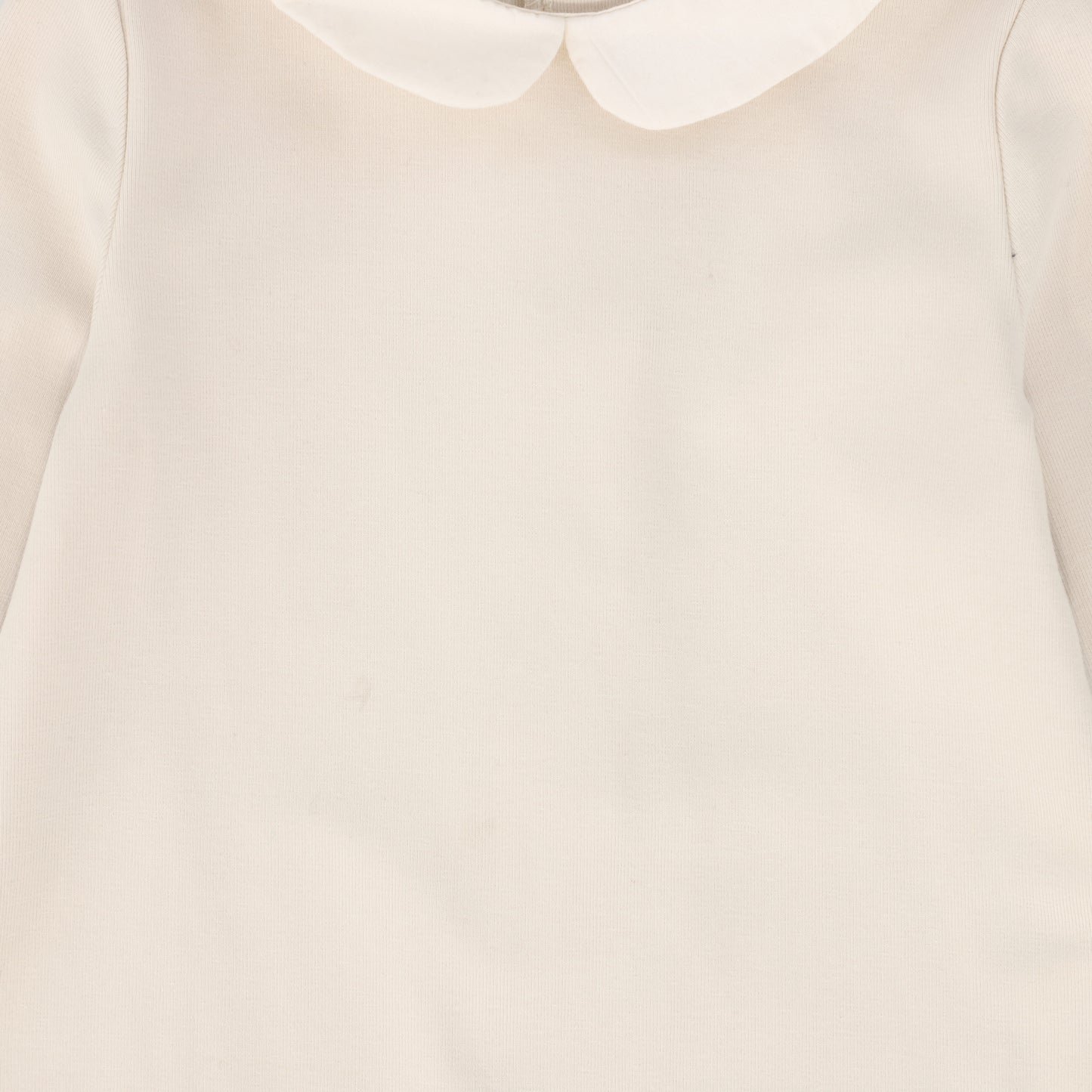 BAMBOO CREAM ROUND COLLAR ONESIE