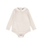 BAMBOO CREAM ROUND COLLAR ONESIE