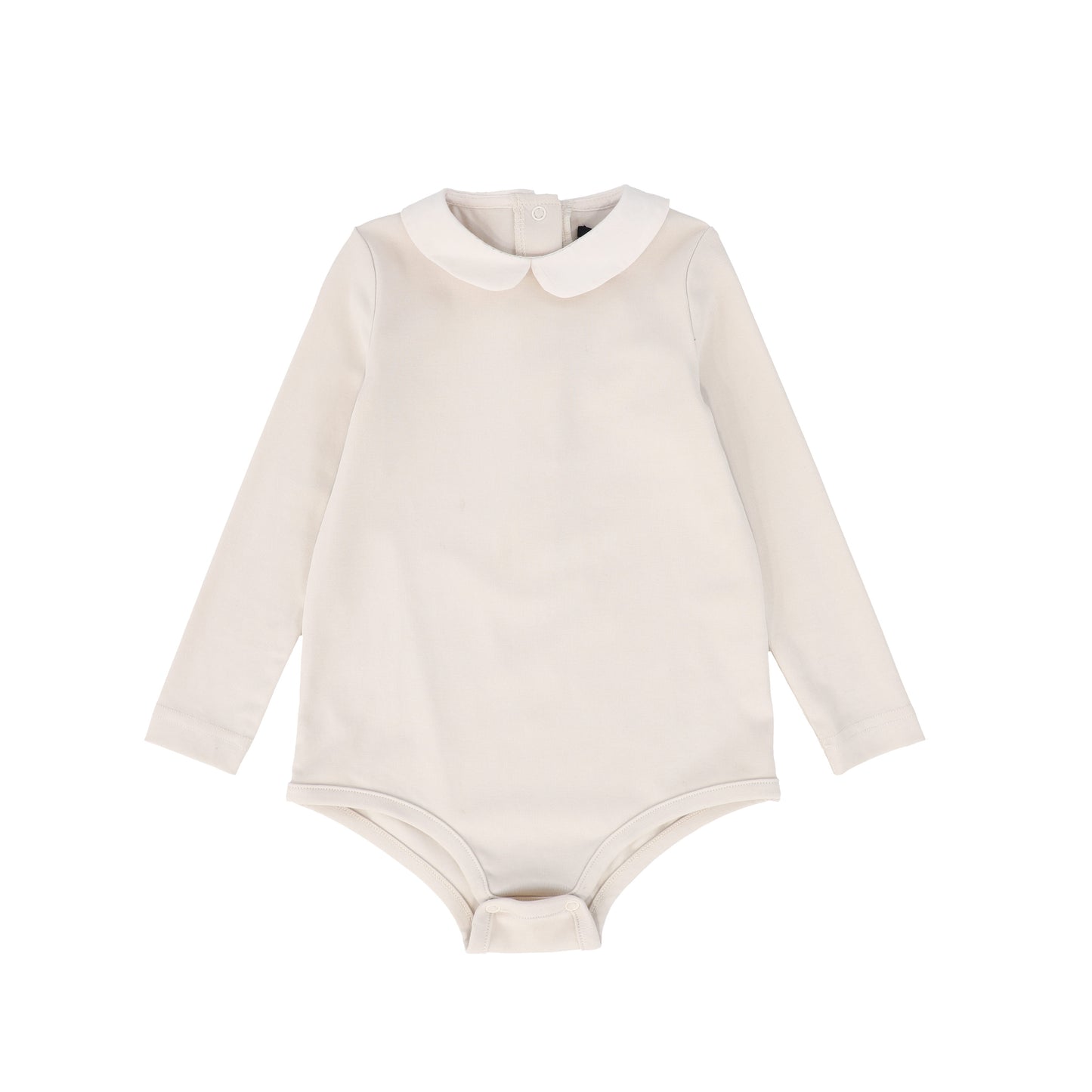 BAMBOO CREAM ROUND COLLAR ONESIE