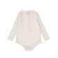 BAMBOO CREAM ROUND COLLAR ONESIE