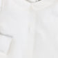 BAMBOO WHITE ROUND COLLAR ONESIE