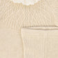 BACE COLLECTION OATMEAL LACE COLLAR SWEATER SET