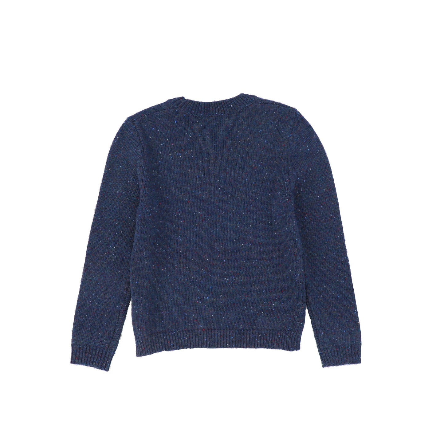 BACE COLLECTION NAVY SPECKLED TOWER SWEATER