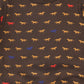 BACE COLLECTION BROWN/BLUE HORSE PRINT SWEATSHIRT SET