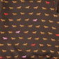 BACE COLLECTION BROWN/PINK HORSE PRINT SWEATSHIRT SET