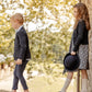 BOPOP NAVY ELBOW PATCH BLAZER