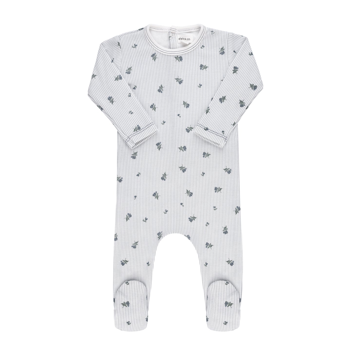 ELY'S & CO BLUE BERRY PRINTED FOOTIE