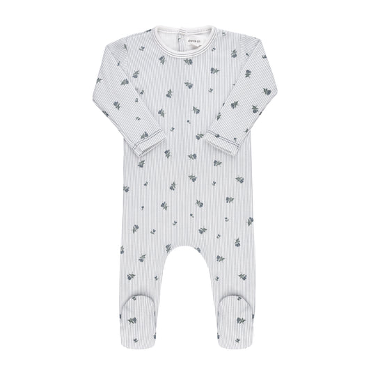 ELY'S & CO BLUE BERRY PRINTED FOOTIE