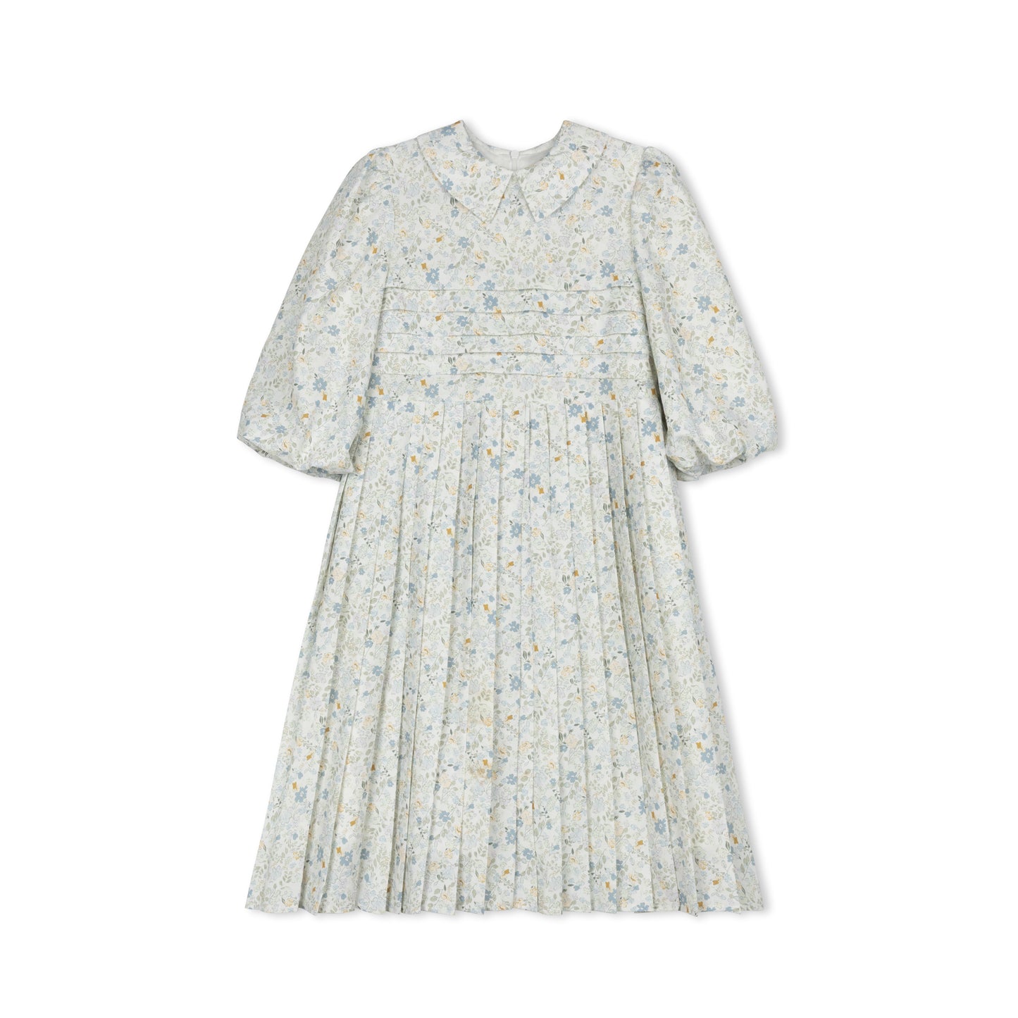 Velvette Label Floral Pleat Dress 7Y Velvette Label Floral Pleat Dress 7Y