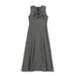 VELVETTE LABEL GREY/BLACK TEXTURED BOW MIDI JUMPER