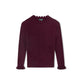 VARSITY 2.0 BURGUNDY KNIT TURTLENECK