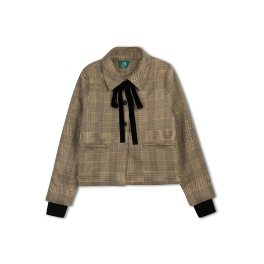 VARSITY 2.0 PLAID BLAZER