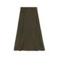 VARSITY 2.0 HUNTER DENIM A-LINE SKIRT